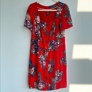Maeve Anthroplogie floral print dress